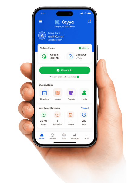 employee attendance app